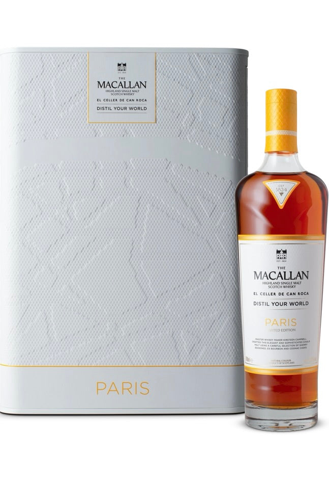 The Macallan “Distil Your World: Paris” Limited Edition Single Malt Scotch Whisky – Cognac Cask Influence, 47.2% ABV