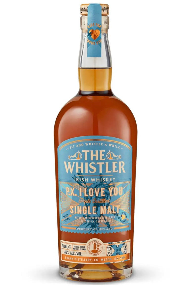 The Whistler P.X. I Love You Single Malt Irish Whiskey 750ml