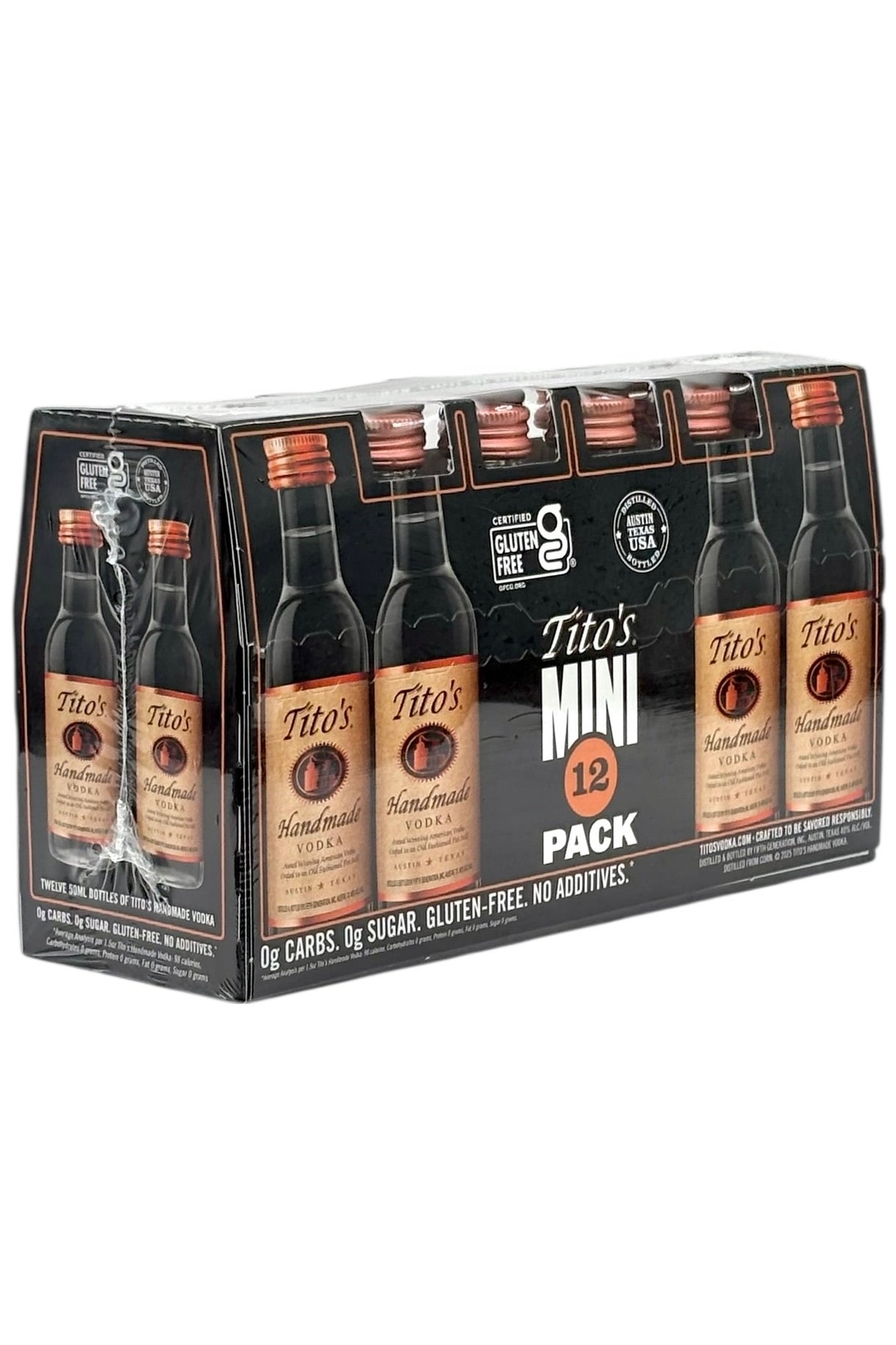 Tito's Handmade Vodka 12 x 50 ml