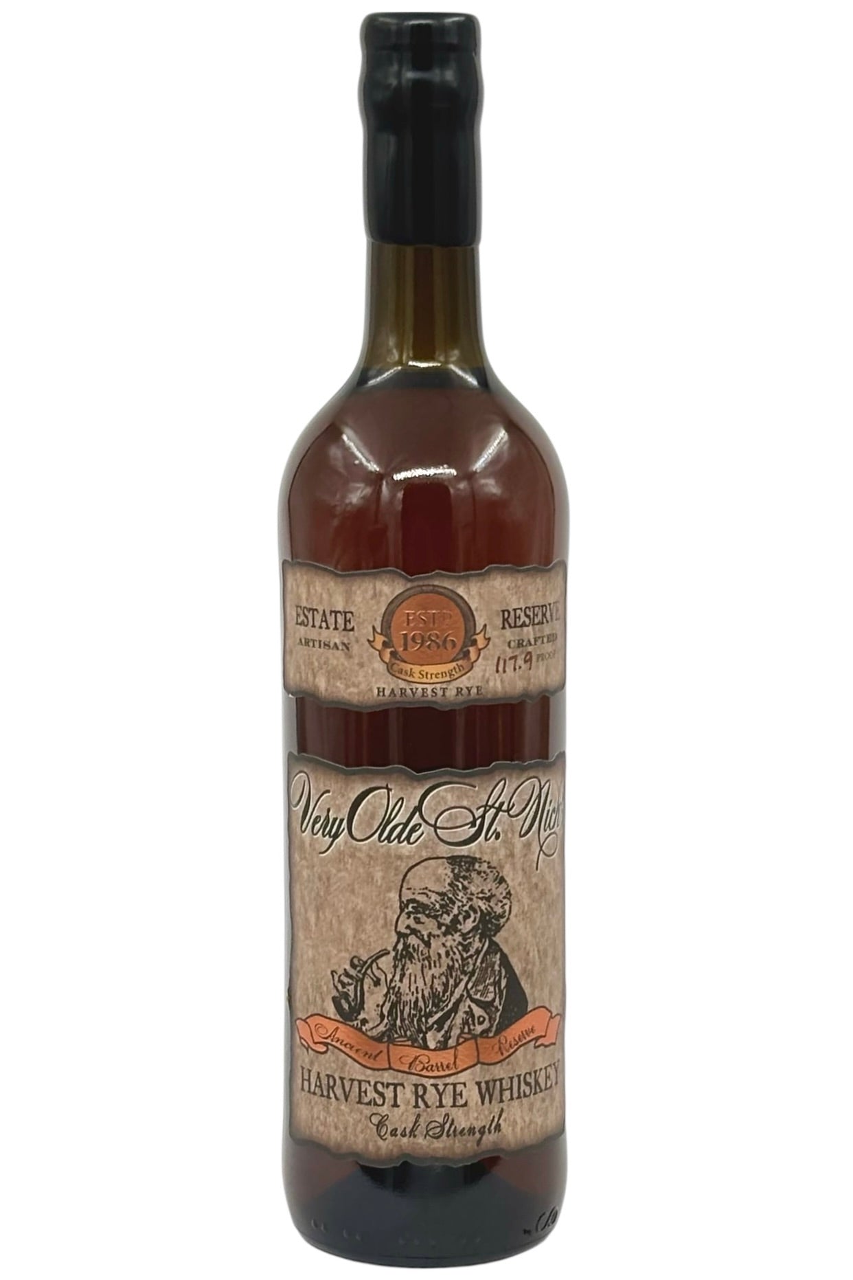 Very Olde St Nick Harvest Cask Strength Rye Whiskey