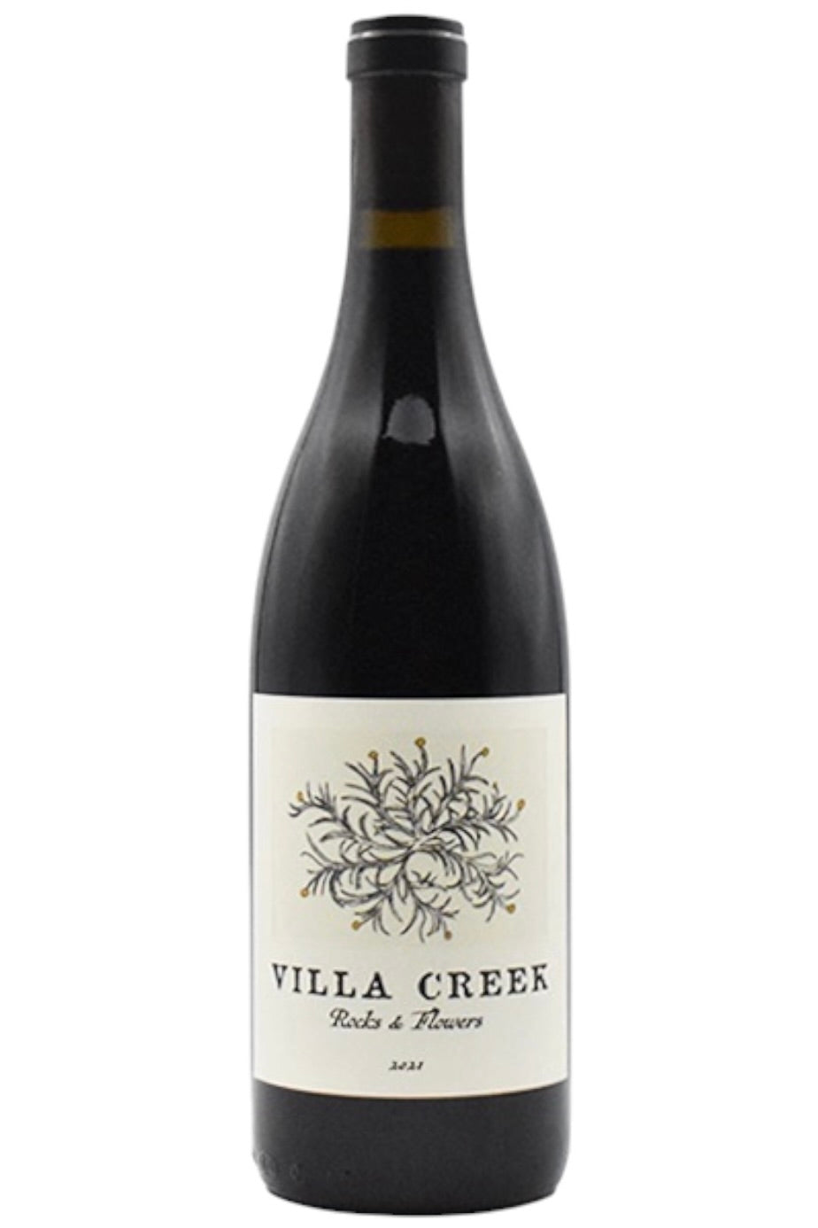 Villa Creek Rocks and Flowers 2021 Paso Robles Organic Biodynamic Grenache Syrah Carignan Mourvedre Petite Sirah James Berry Denner Bassetti Native Yeast 93 Points Vinous 92 James Suckling 750ml