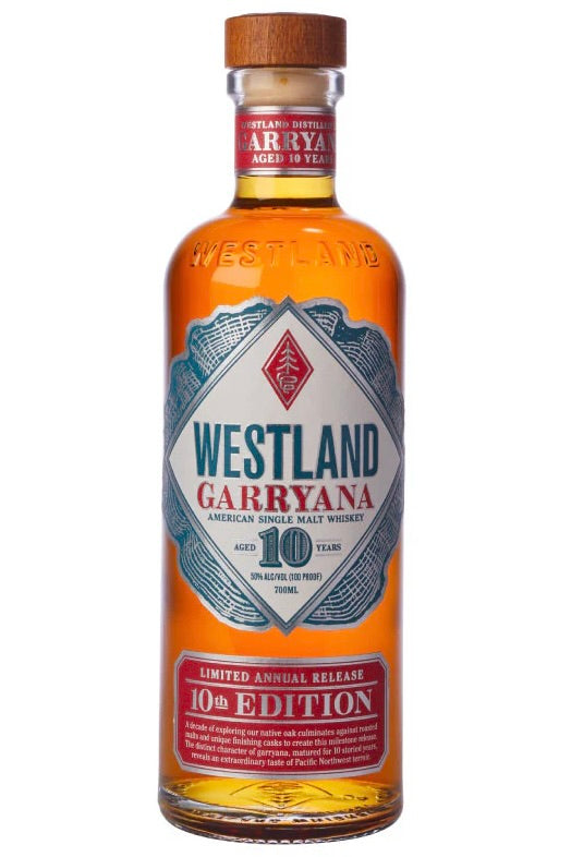 Westland Garryana 10 Year Old American Single Malt Whiskey 10th Edition