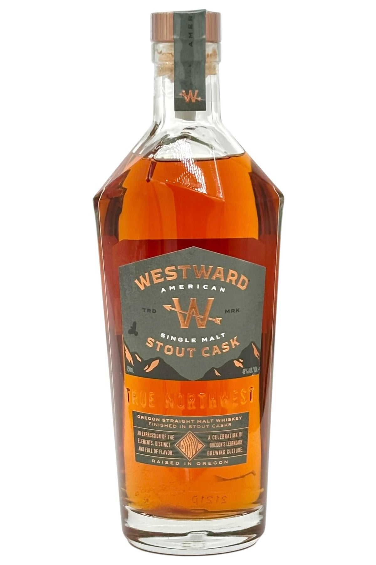 Westward Stout Cask Finish American Single Malt Whiskey 750ml