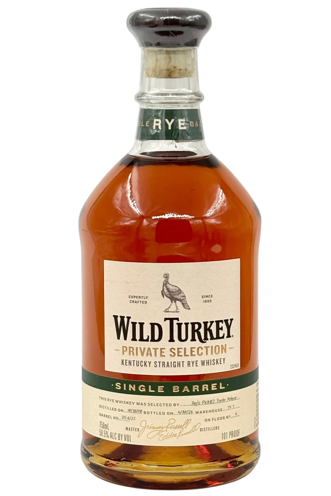 Wild Turkey Rye "Josi's Pick" Single Barrel Straight Rye Whiskey 750ml