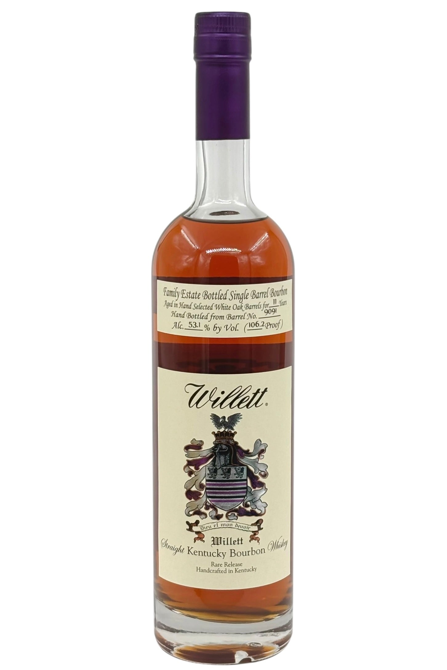 Willett Family Estate 11 Year Old Single Barrel “Make You Feel That Way” Bourbon Whiskey Cask #9091 750ml (106.2 Proof)