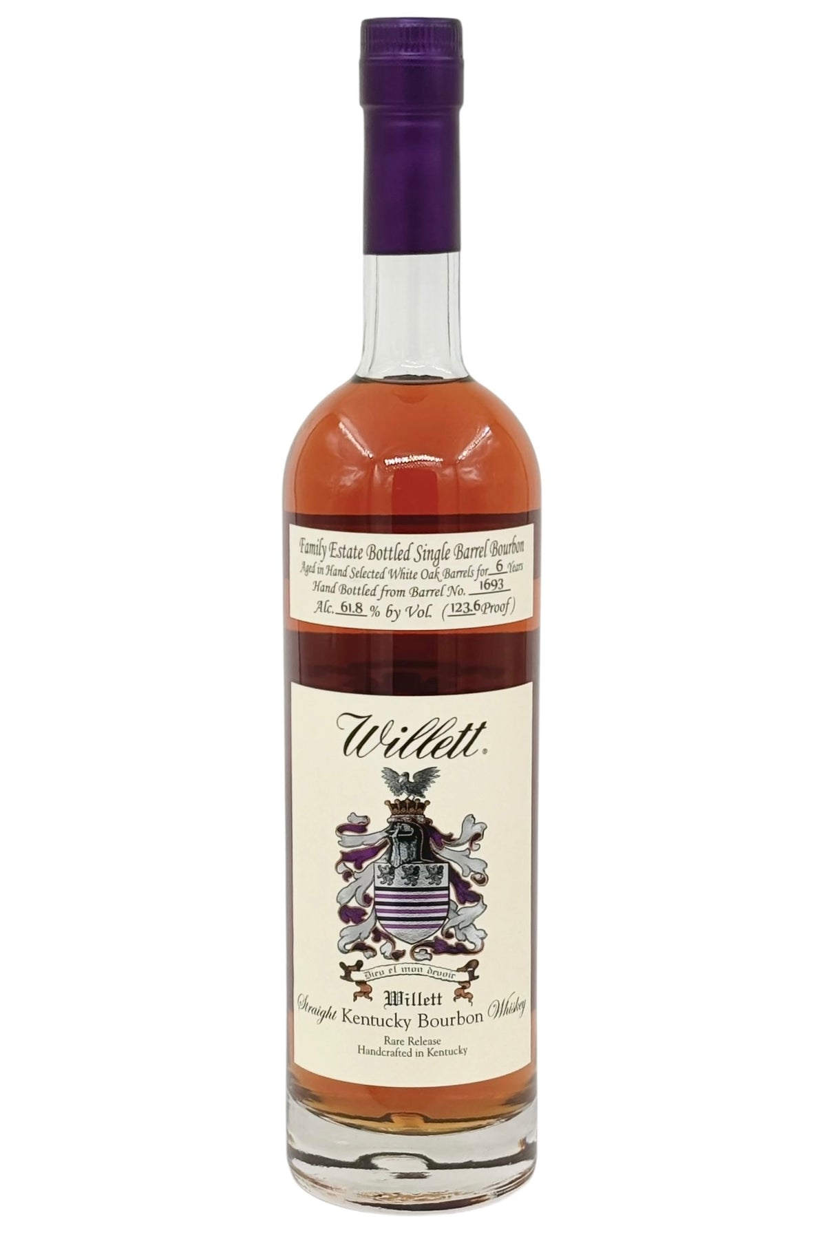 Willett Family Estate 6 Year Old Single Barrel “Time Bomb” Bourbon Whiskey Cask #1693 750ml (126.3 Proof)