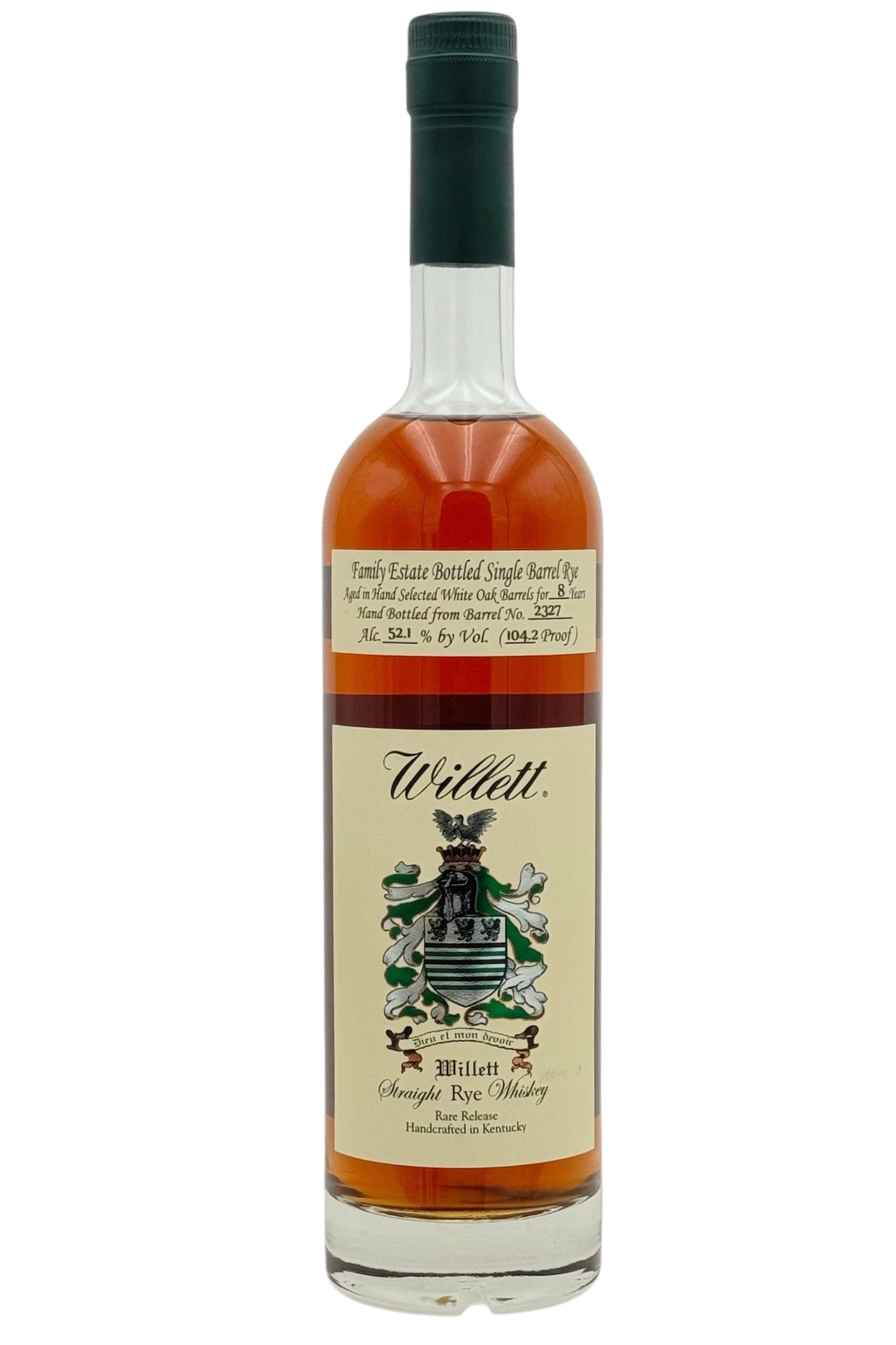 Willett Family Estate “DRINKWUTCHYALIKE” 8 Year Old Rye Whiskey Cask #2327