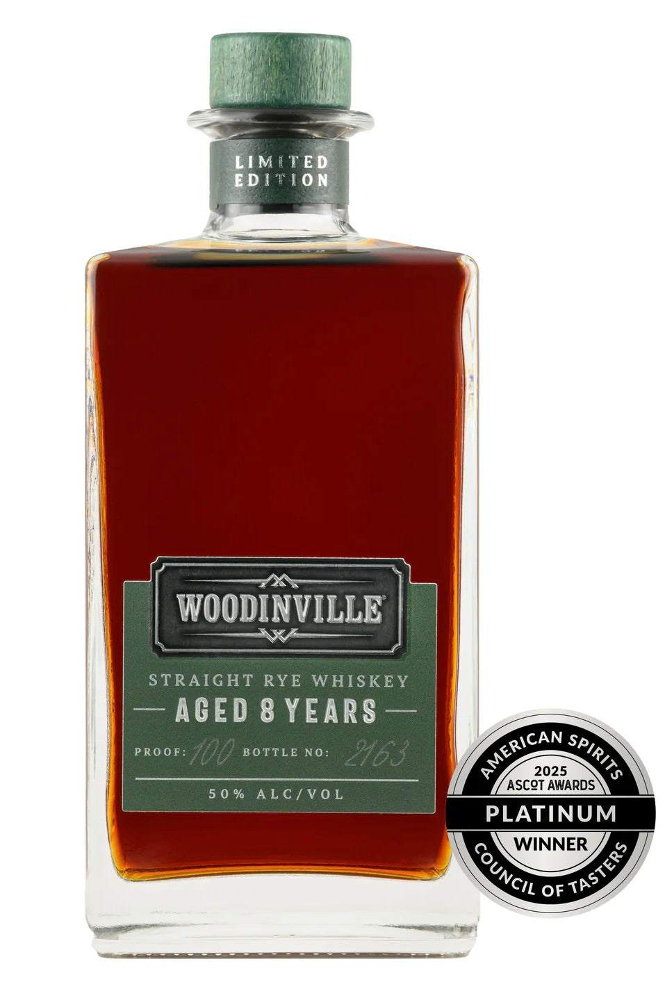Woodinville 8 Year Old Limited Edition Straight Rye Whiskey