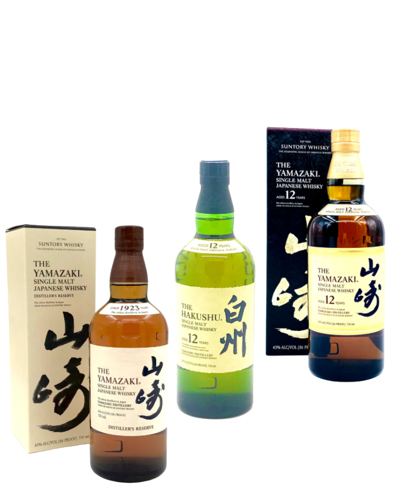Buy Blackwell's Yamazaki and Hakushu 3 Bottle Collection Online Buy Blackwell's Yamazaki and Hakushu 3 Bottle Collection Online