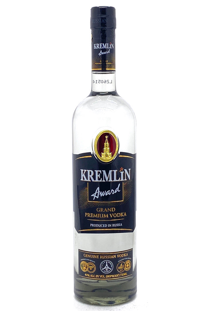 Kremlin Award Grand Premium Russian Vodka Black Label