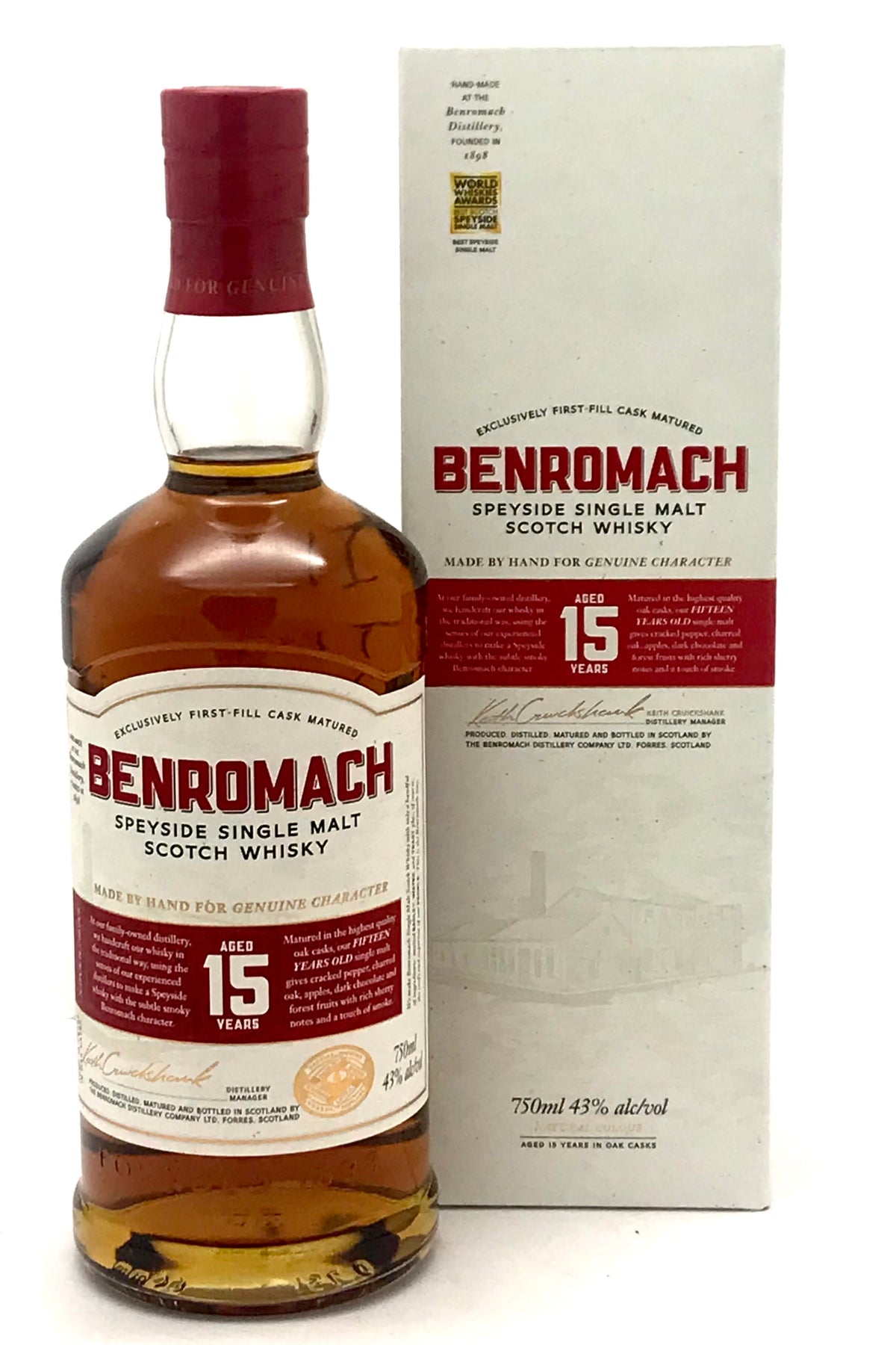 Benromach 15 Year Old Single Malt Scotch Whisky