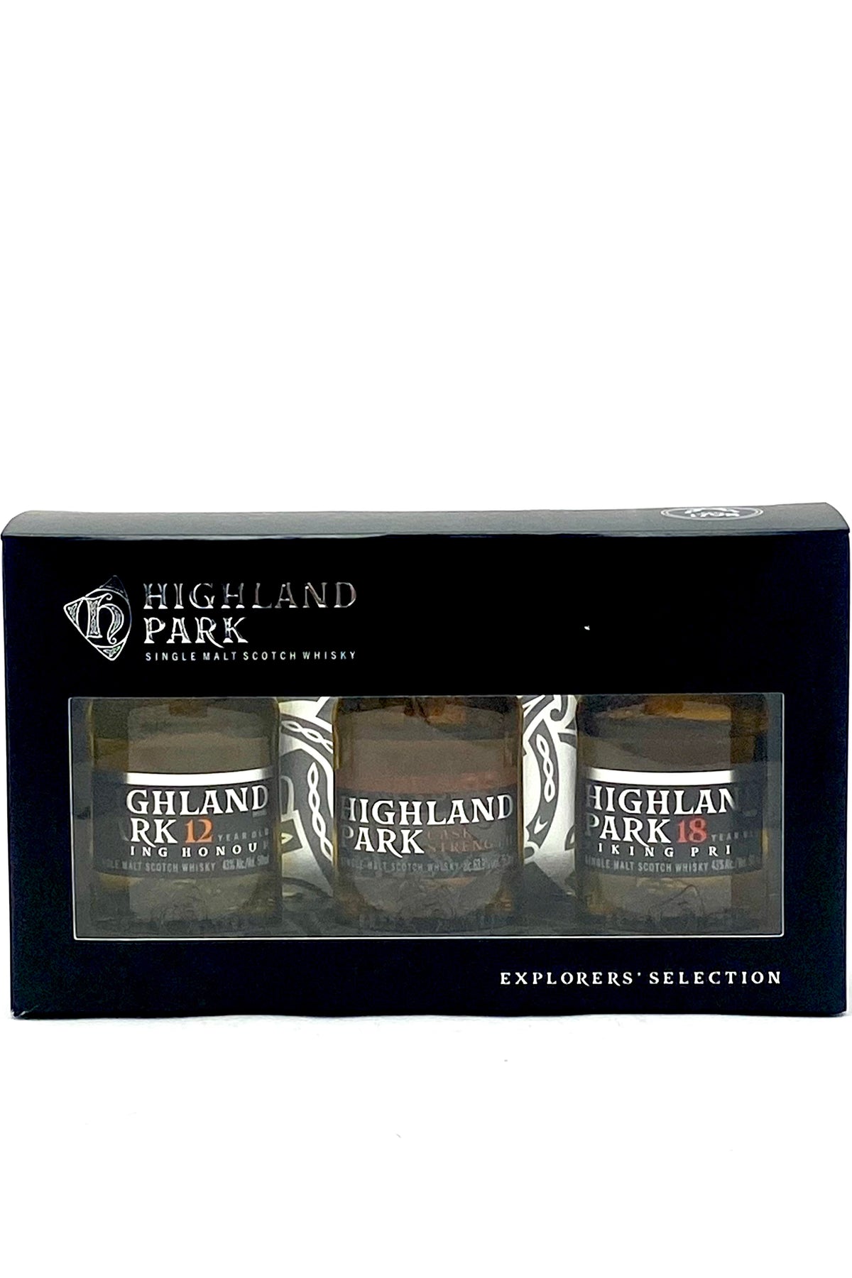 Highland Park &quot;Explorers&#39; Selection&quot; 12 Year, Cask Strength, 18 Year, Scotch Whisky 3 x 50 ml