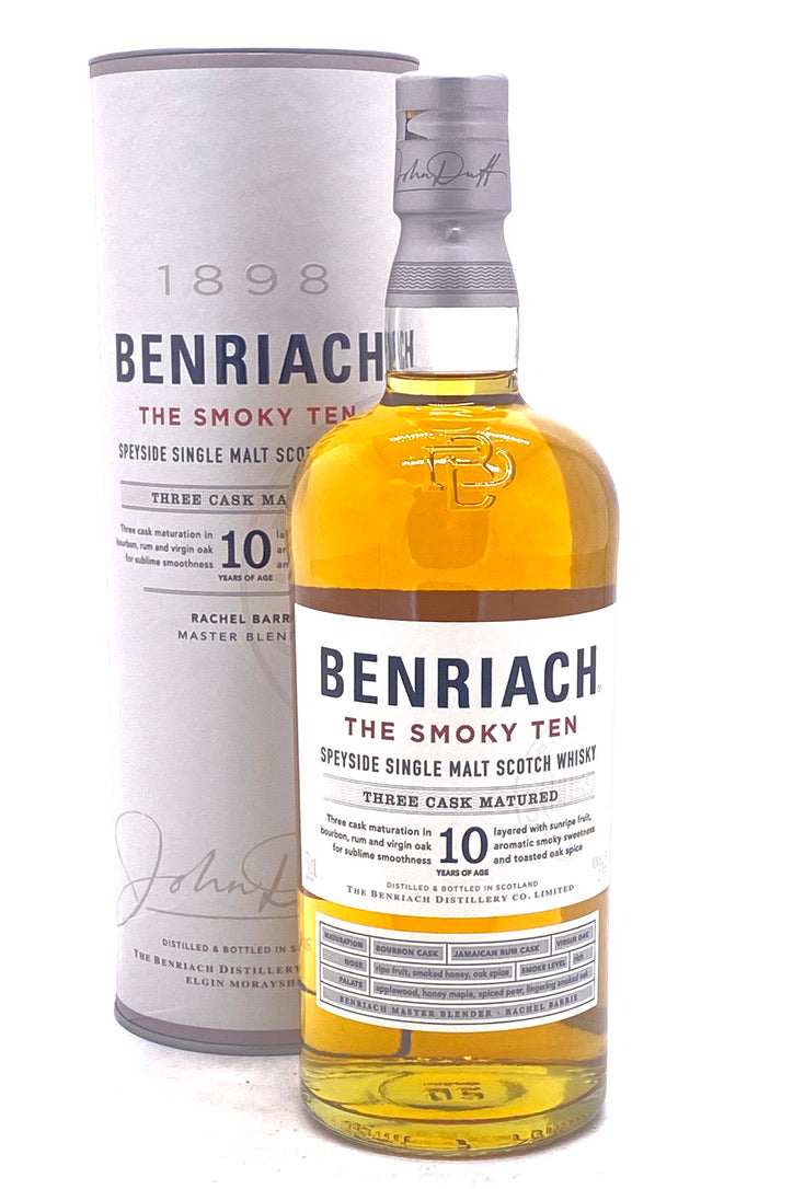 BenRiach The Smoky Ten 10 Year Old Single Malt Scotch Whisky