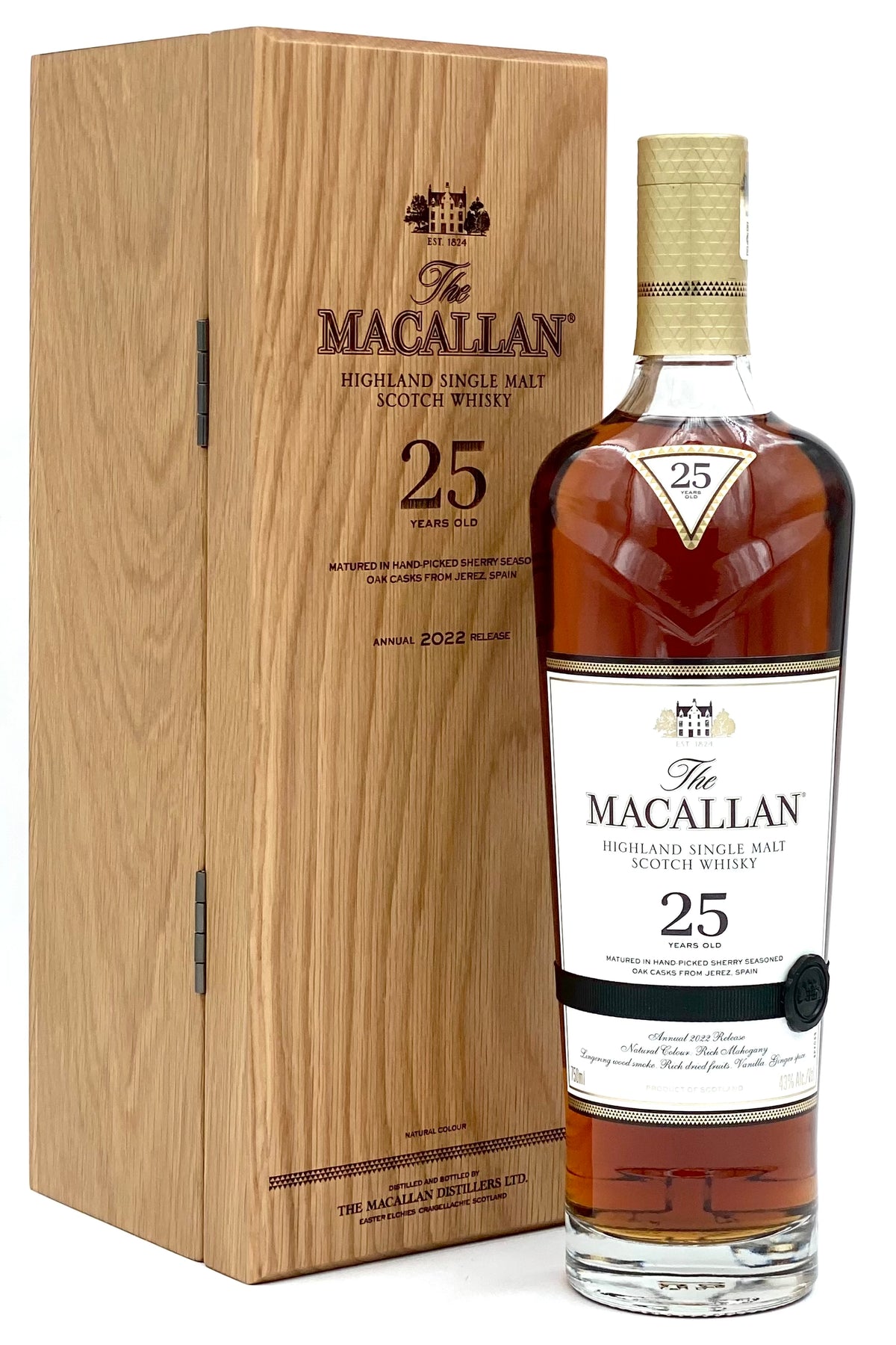 Macallan 25 Year Old Highland Single Malt Scotch Whisky