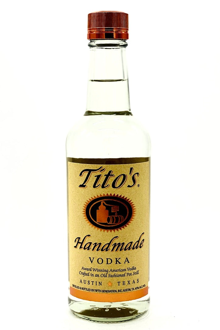 Cualquier Relajante pago Tito's Handmade Vodka 375 ml - Blackwell's Wines & Spirits
