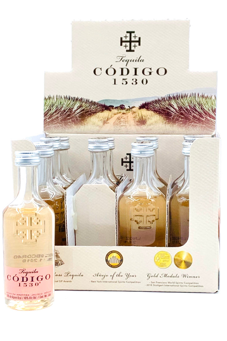 Codigo 1530 Rosa Blanco Tequila 12 x 50 ml