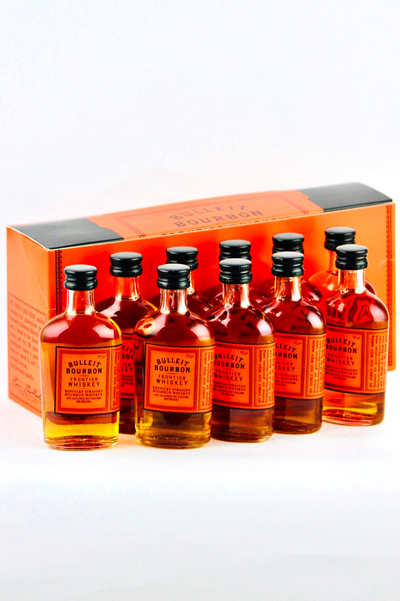 Buy Bulleit Bourbon Whiskey 10 x 50 ml Online