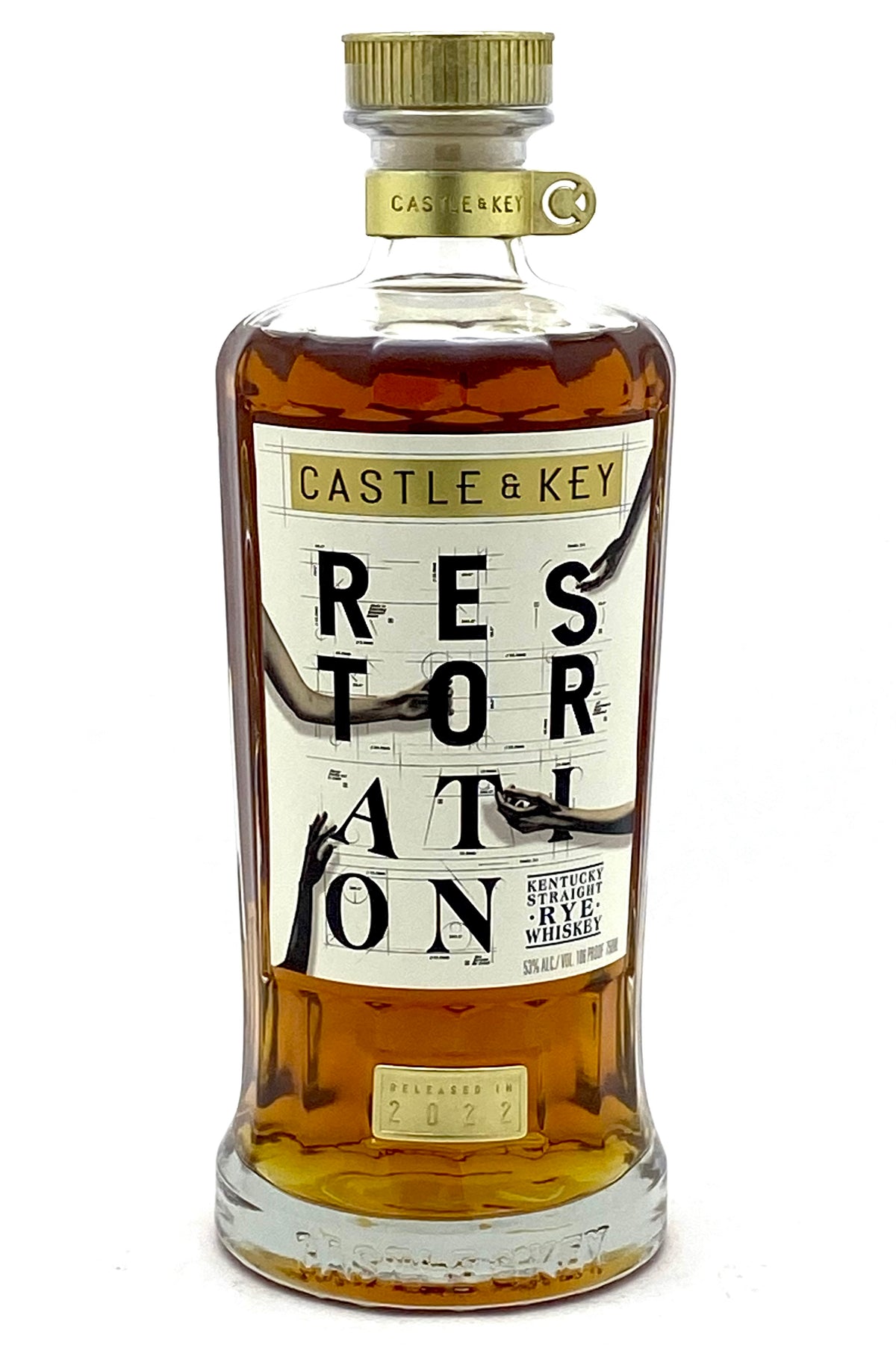 Castle &amp; Key Restoration Rye Whiskey