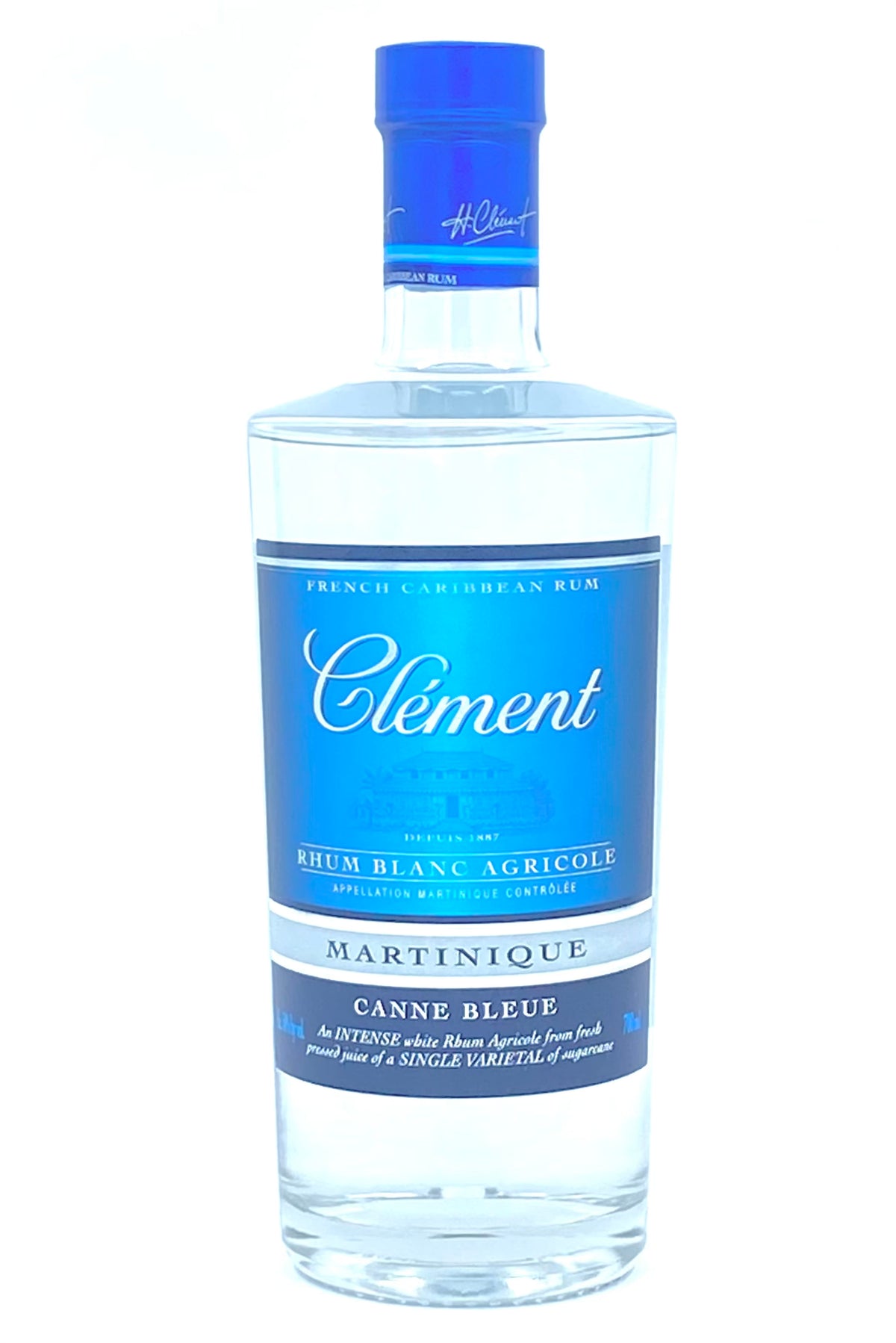 Rhum Clement Canne Bleue Rhum Blanc Agricole Martinique