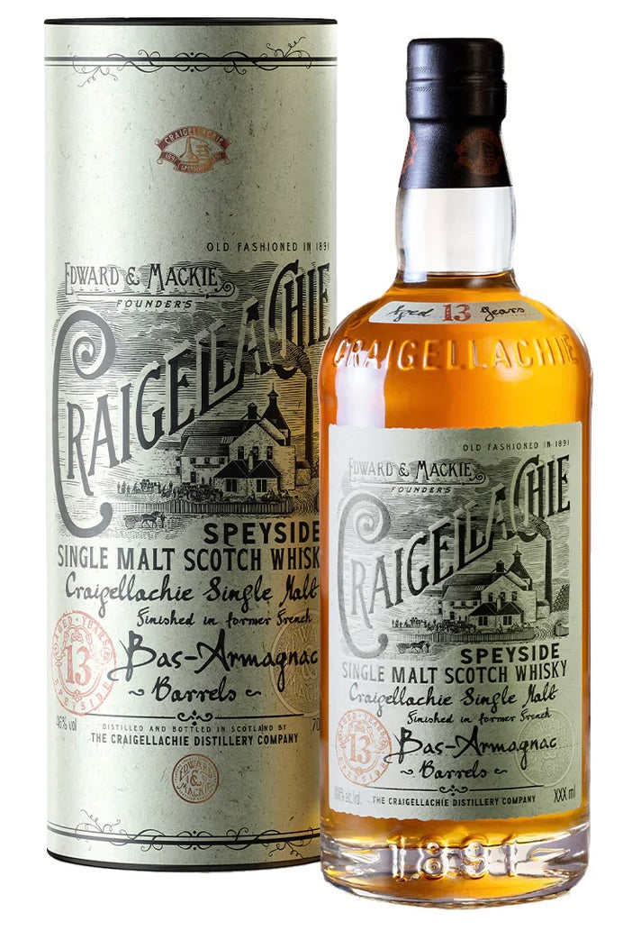 Craigellachie 13 Year old Scotch Whisky Finished in Bas-Armagnac Casks