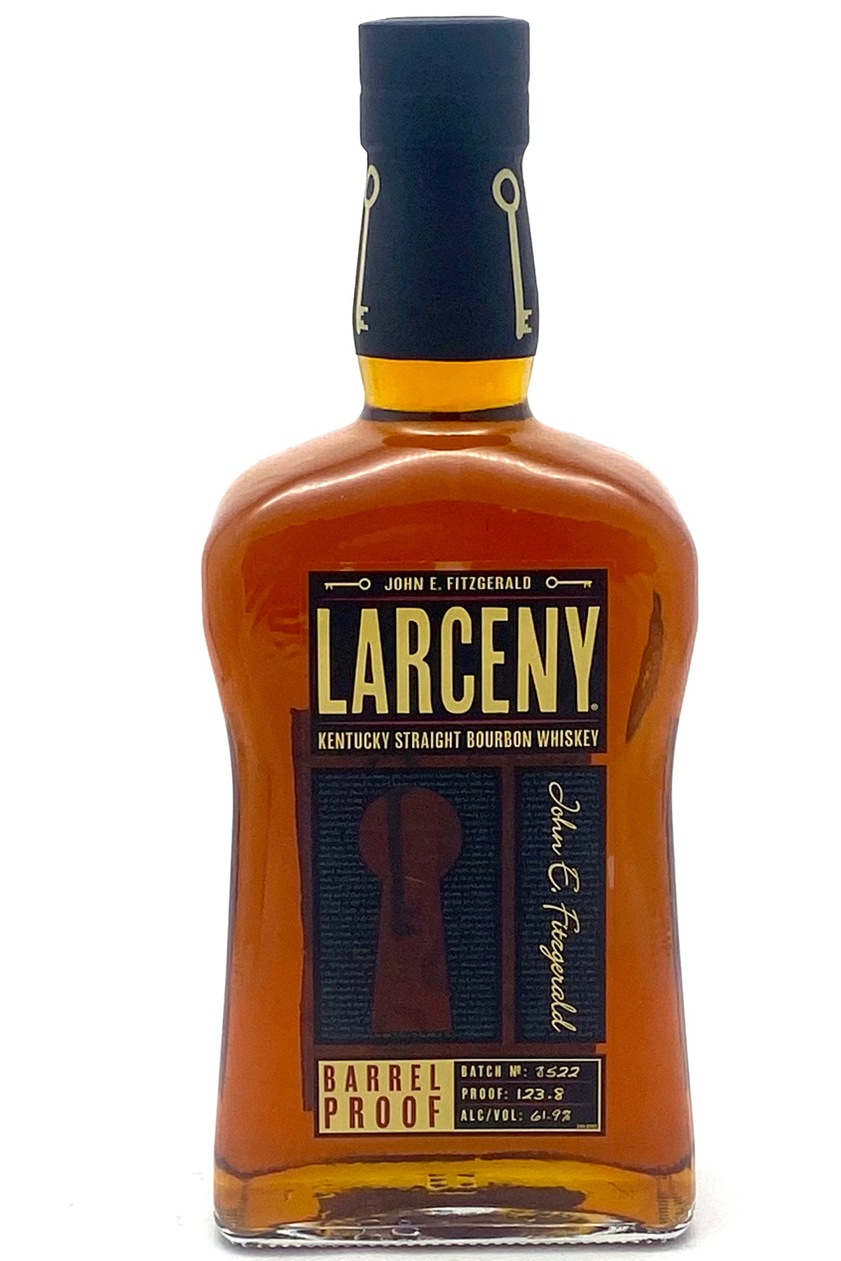Larceny B522 Cask Strength Bourbon Whiskey