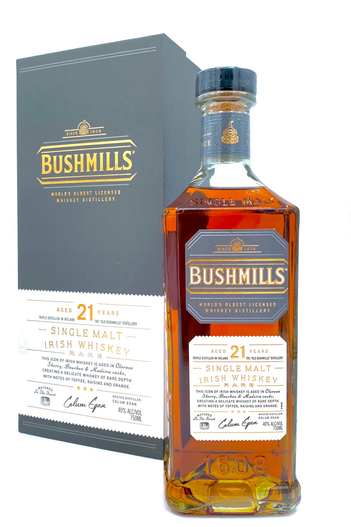 Bushmills 21 year old Single Malt Irish Whiskey