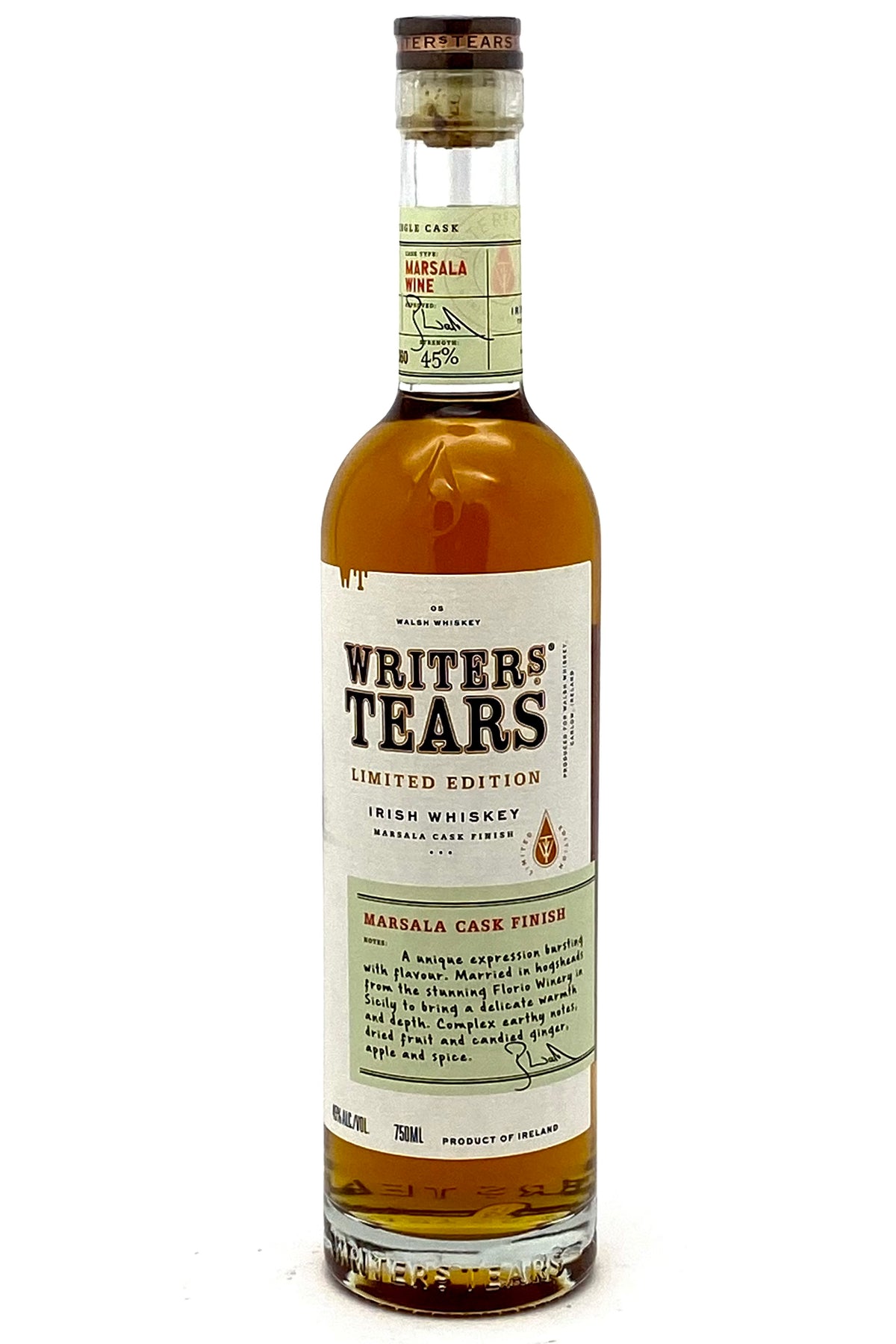 Writers&#39; Tears Marsala Cask Finish Irish Whiskey Limited Edition
