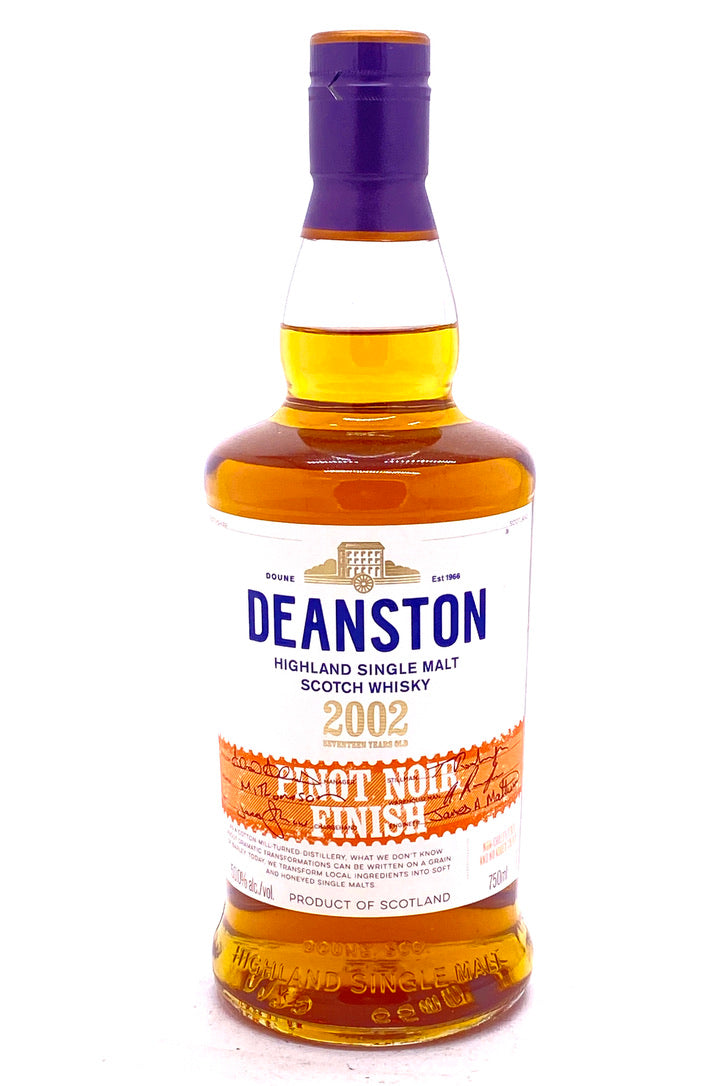 Deanston 17 Year Old Pinot Noir Cask Finish Vintage 2002 Single Malt Scotch Whisky