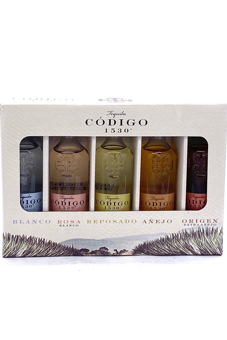 Codigo 1530 Gift Pack La Rosa/Blanco/Reposado/Anejo/Extra Anejo Tequila 5 x 50 ml