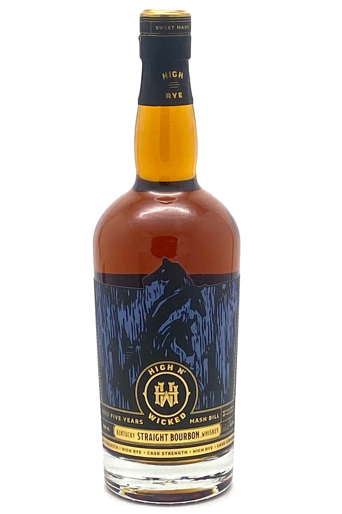High N&#39; Wicked Cask Strength Bourbon Whiskey