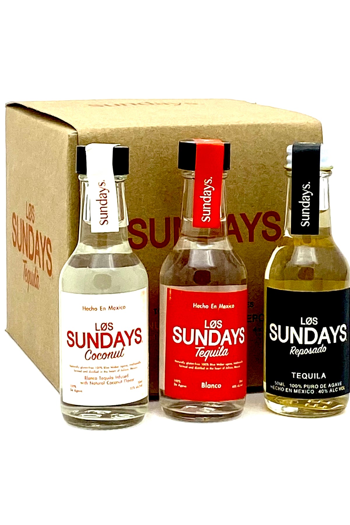 Los Sundays Tequila Gift Pack 12 x 50 ml