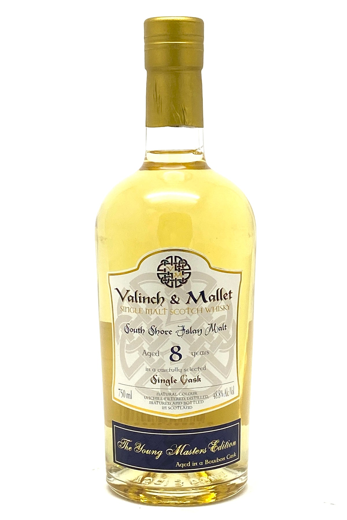 Valinch &amp; Mallet South Shore Islay Malt 8 Year Old Single Cask Scotch Whisky