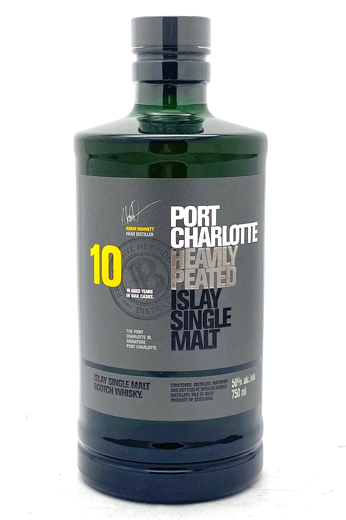 Bruichladdich Port Charlotte 10 Year Old Heavily Peated Single Malt Scotch Whisky