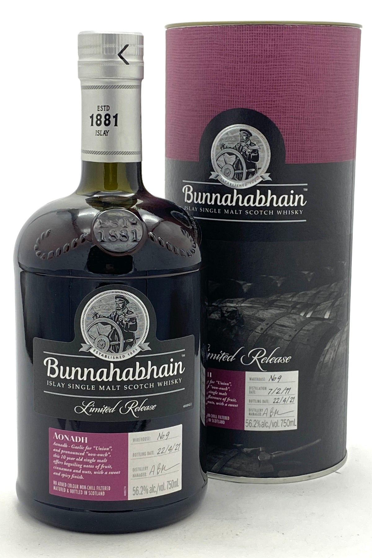 Bunnahabhain Aonadh 10 Year Single Malt Whisky Limited Release