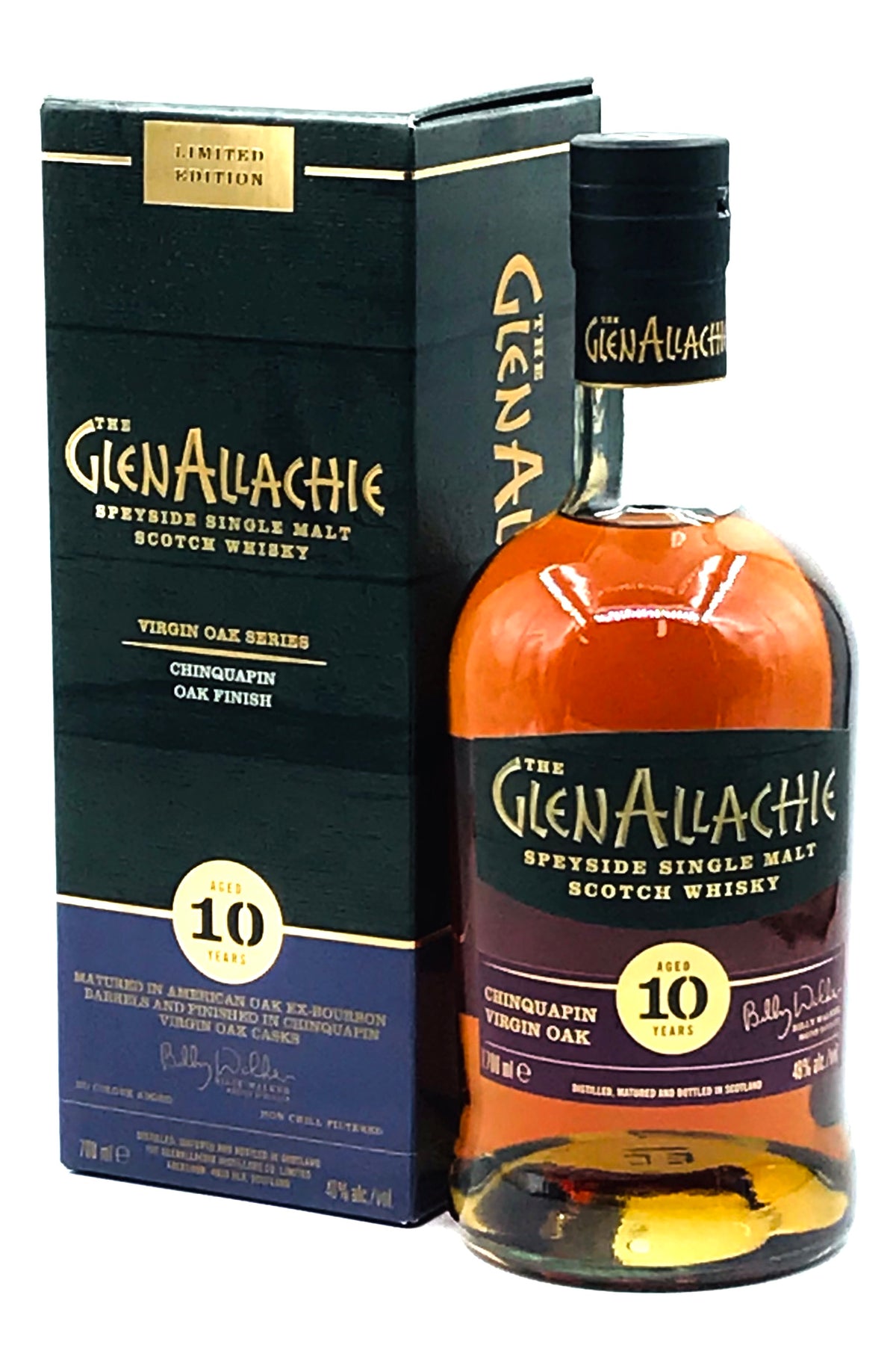 GlenAllachie 10 Year Old Virgin Oak Chinquapin Single Malt Scotch Whisky