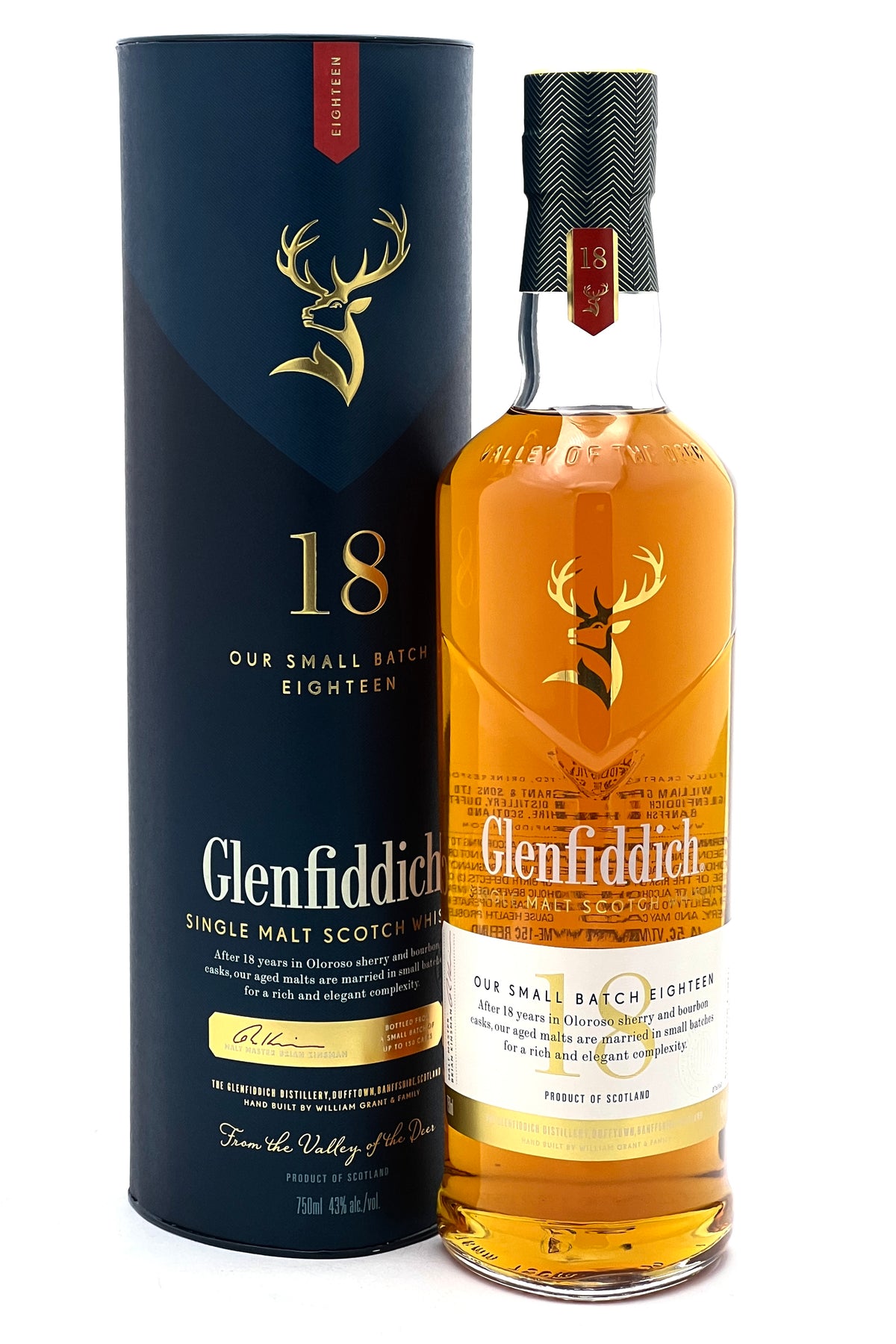 Glenfiddich 18 Year Old Scotch Whisky