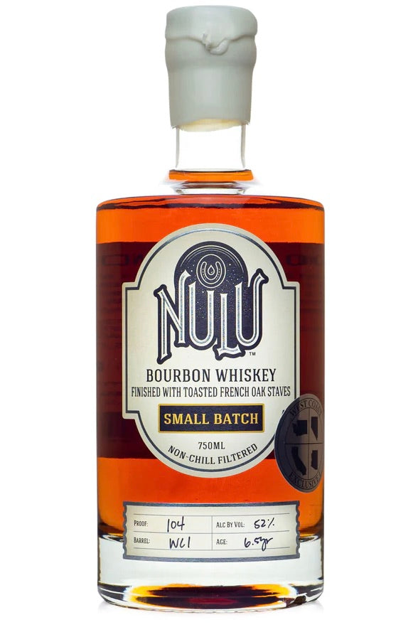 Nulu Small Batch Toasted French Oak Bourbon Whiskey West Coast 1