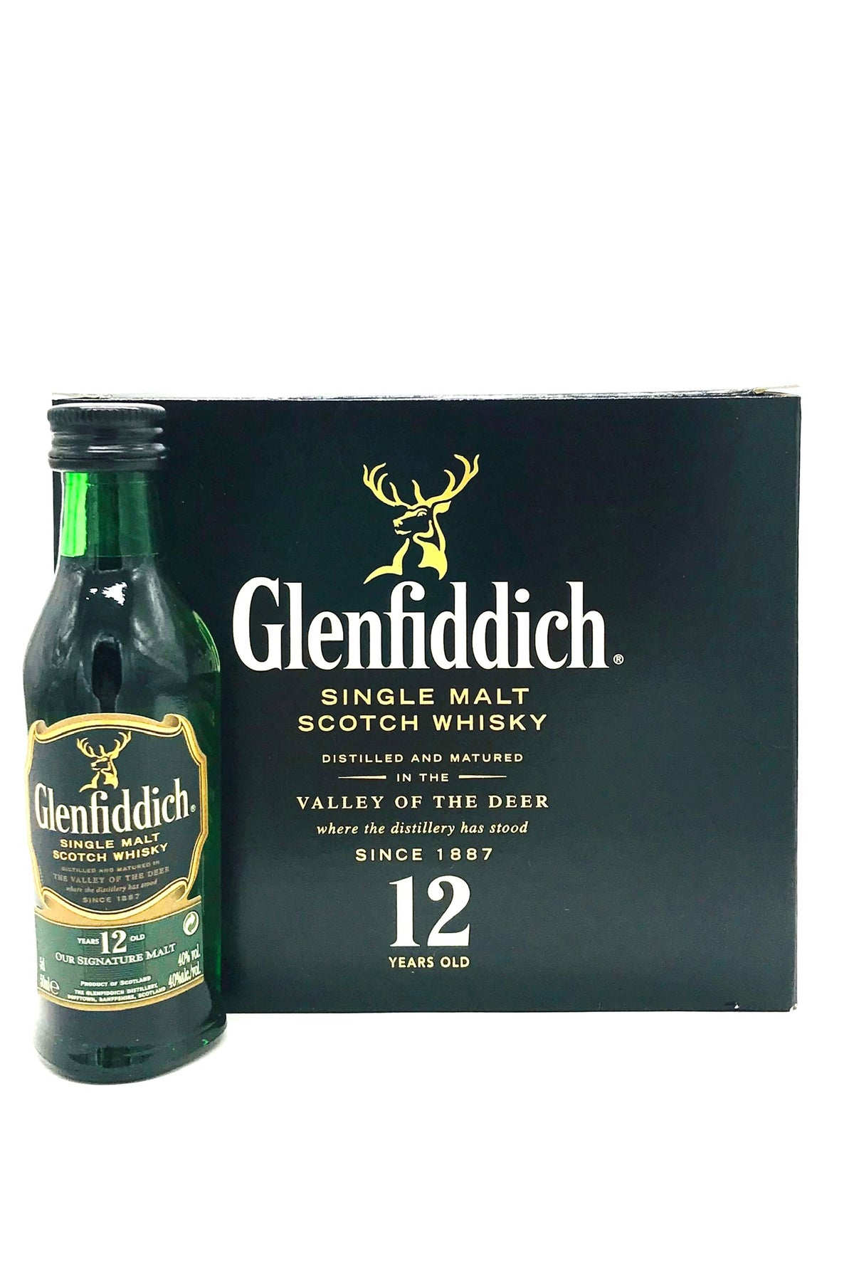Glenfiddich 12 Year Scotch Whisky 12 x 50 ml