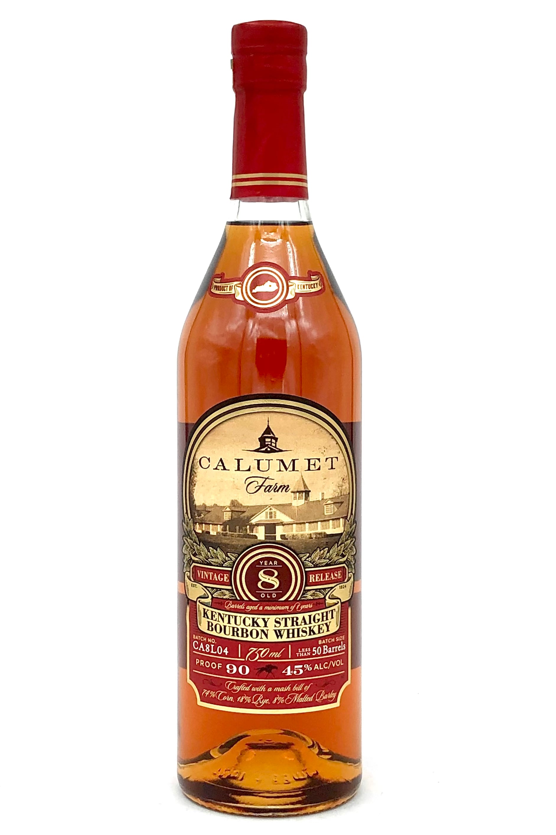Calumet Farm 8 Year Old Kentucky Straight Bourbonのボトル画像