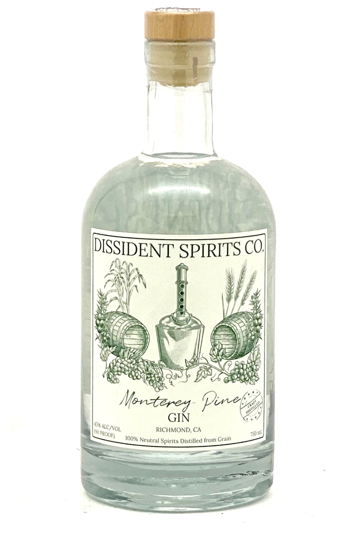 Dissident Spirits Monterey Pine Dry Gin
