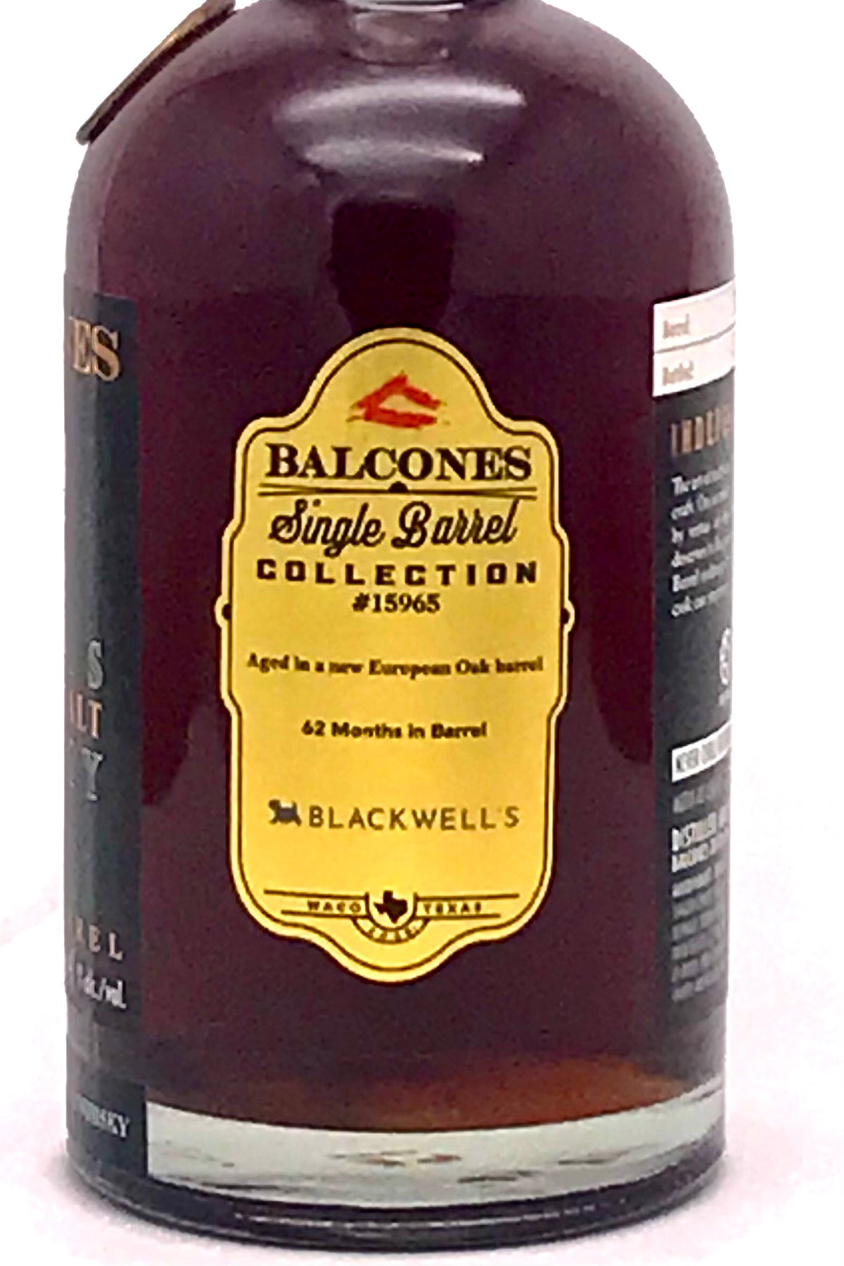 Balcones Blackwell&#39;s Single Barrel Texas Single Malt Whisky 132.8 Proof