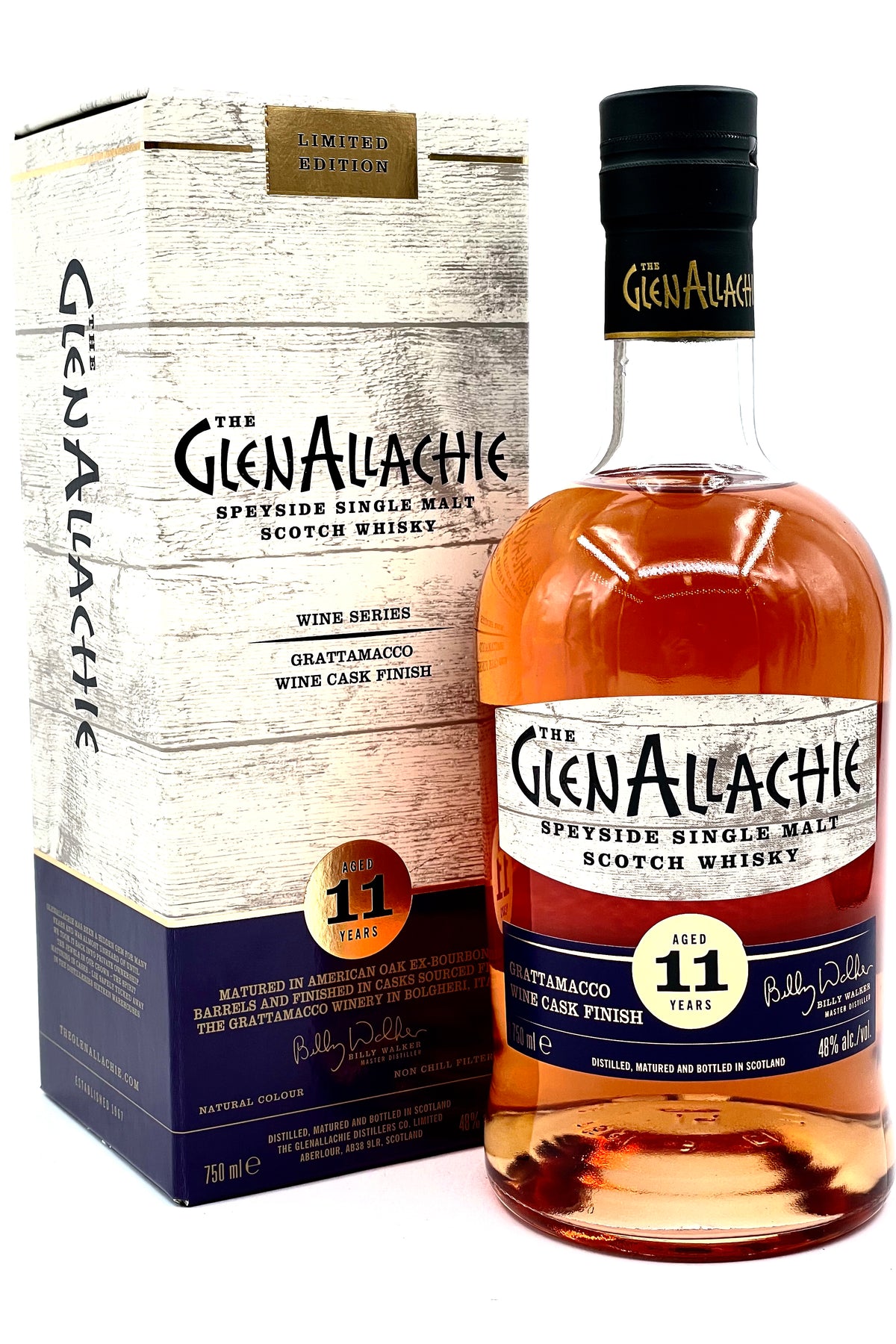 GlenAllachie 11 Year Old Grattamacco Wine Cask Finish Single Malt Scotch Whisky