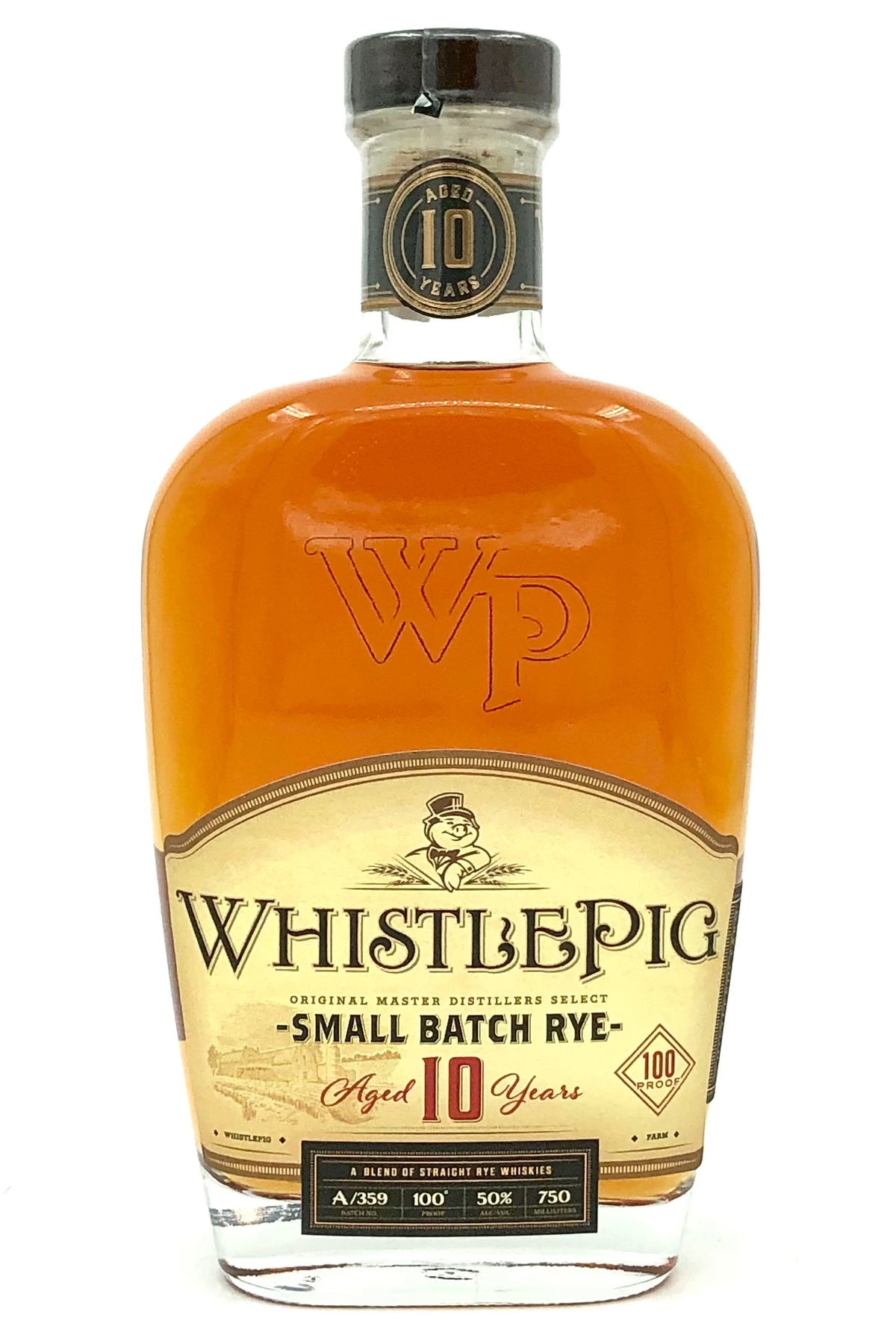WhistlePig 10 Years Old Small Batch Rye Whiskey