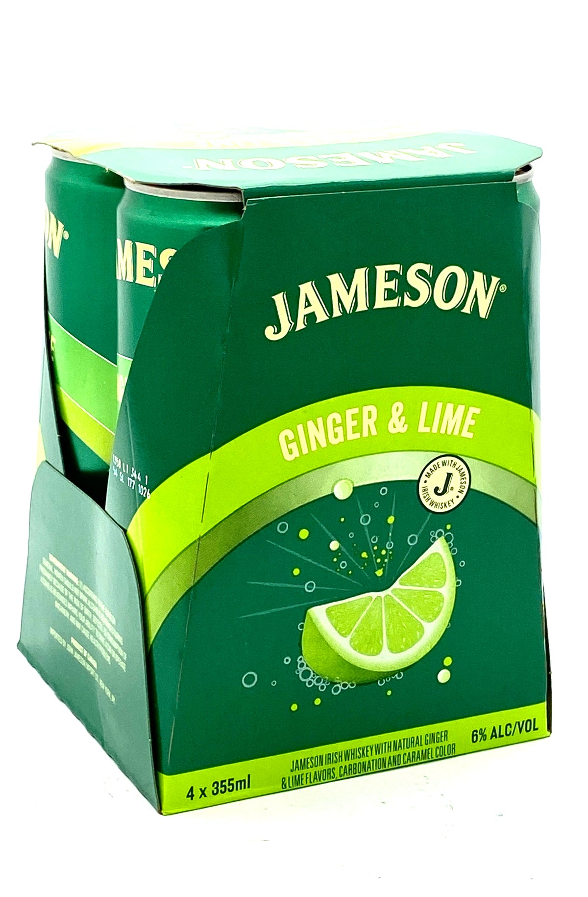 Jameson Ready to Drink Cocktails Ginger &amp; Lime 4 x 355 ml Cans
