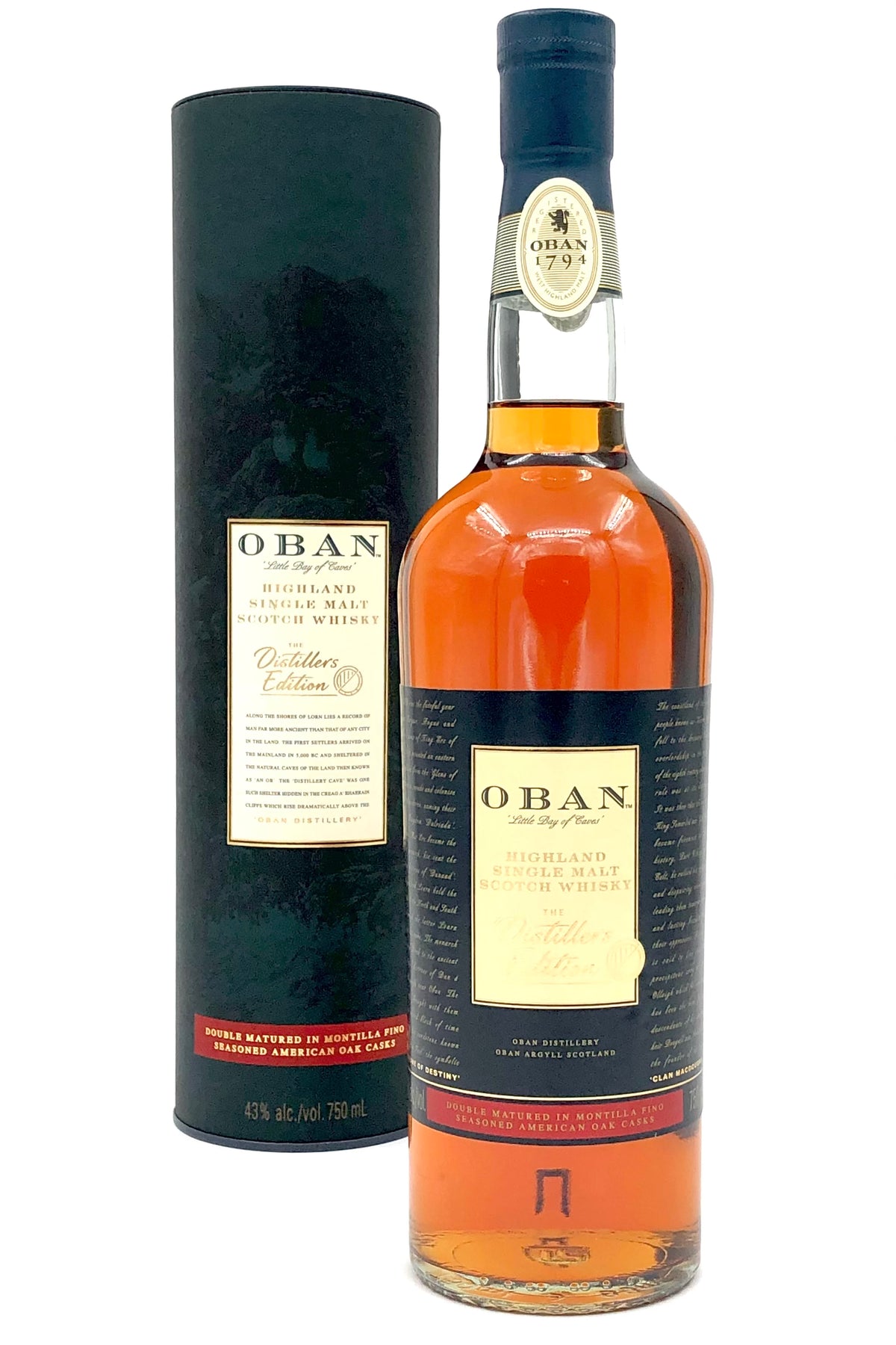 Oban Distillers Edition Vintage Scotch Whisky