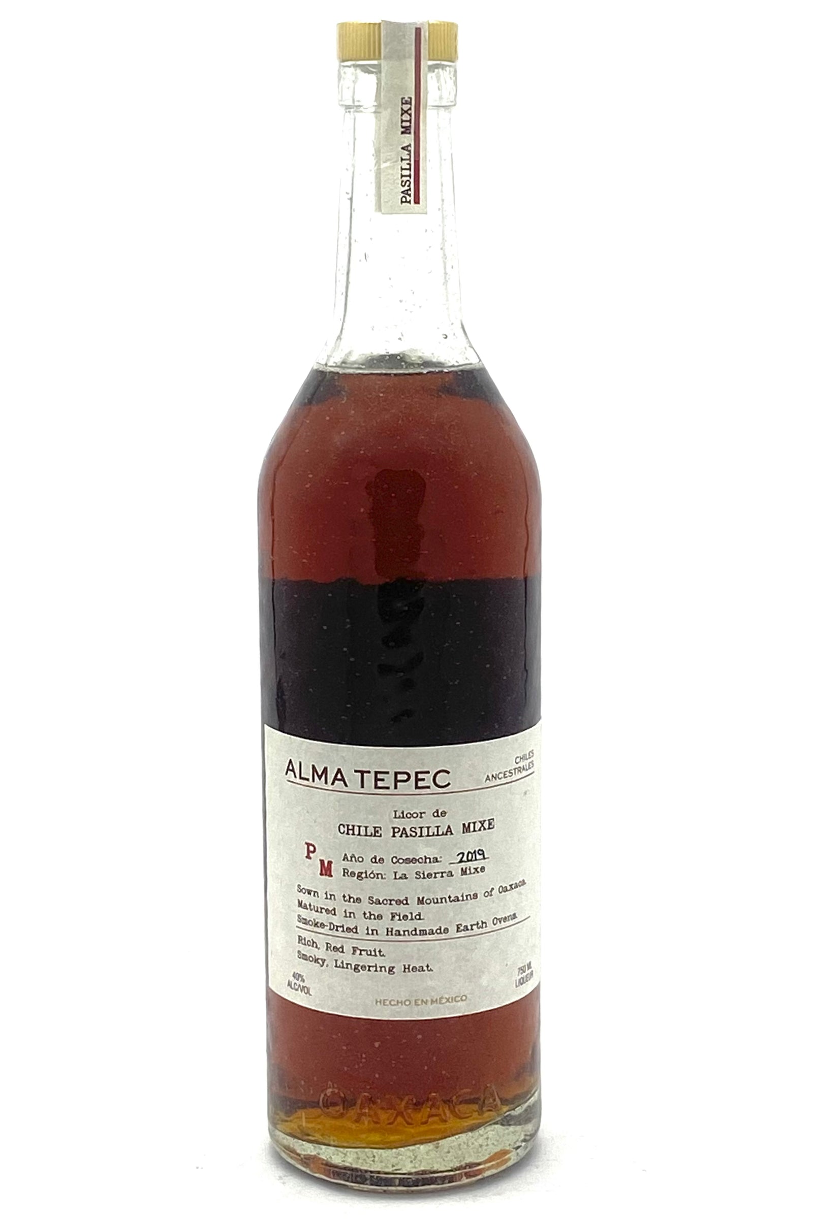 Alma Tepec Licor de Chile Pasilla Mixe Liqueur