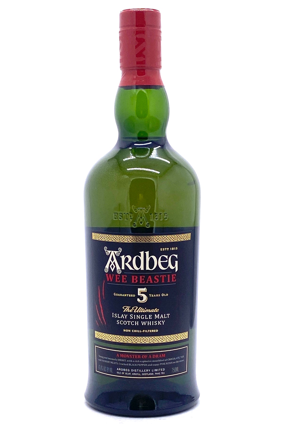 Ardbeg Wee Beastie 5 Year Old Islay Single Malt Scotch Whisky 750ml