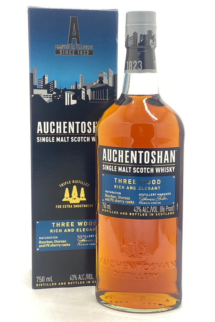 Auchentoshan Three Wood Single Malt Scotch Whisky