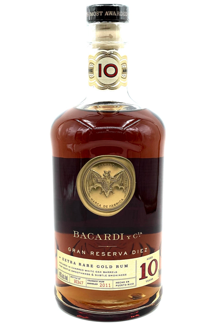 Bacardi Gran Reserva Diez 10 Year Old Rum