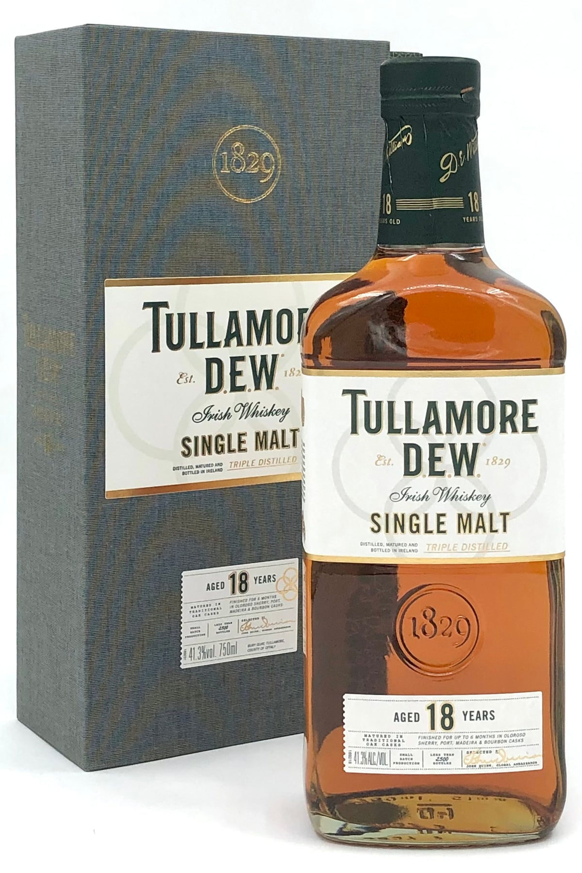 Tullamore Dew 18 Year Old Irish Whiskey